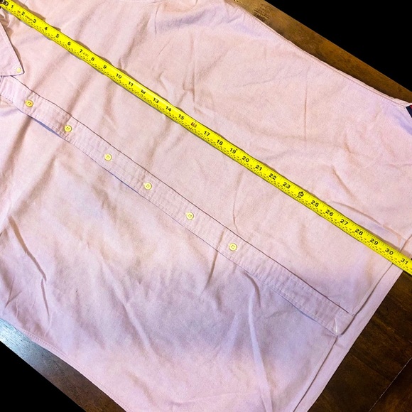 RALPH LAUREN Long Sleeve Purple Pique Button Down Dress Shirt Sz XL - Picture 7 of 9